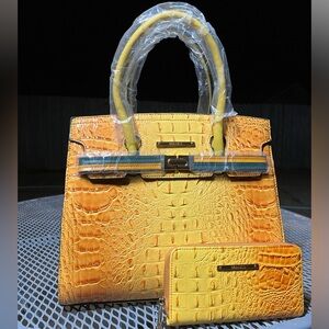 2pcs Handbag +Wallet COMBO